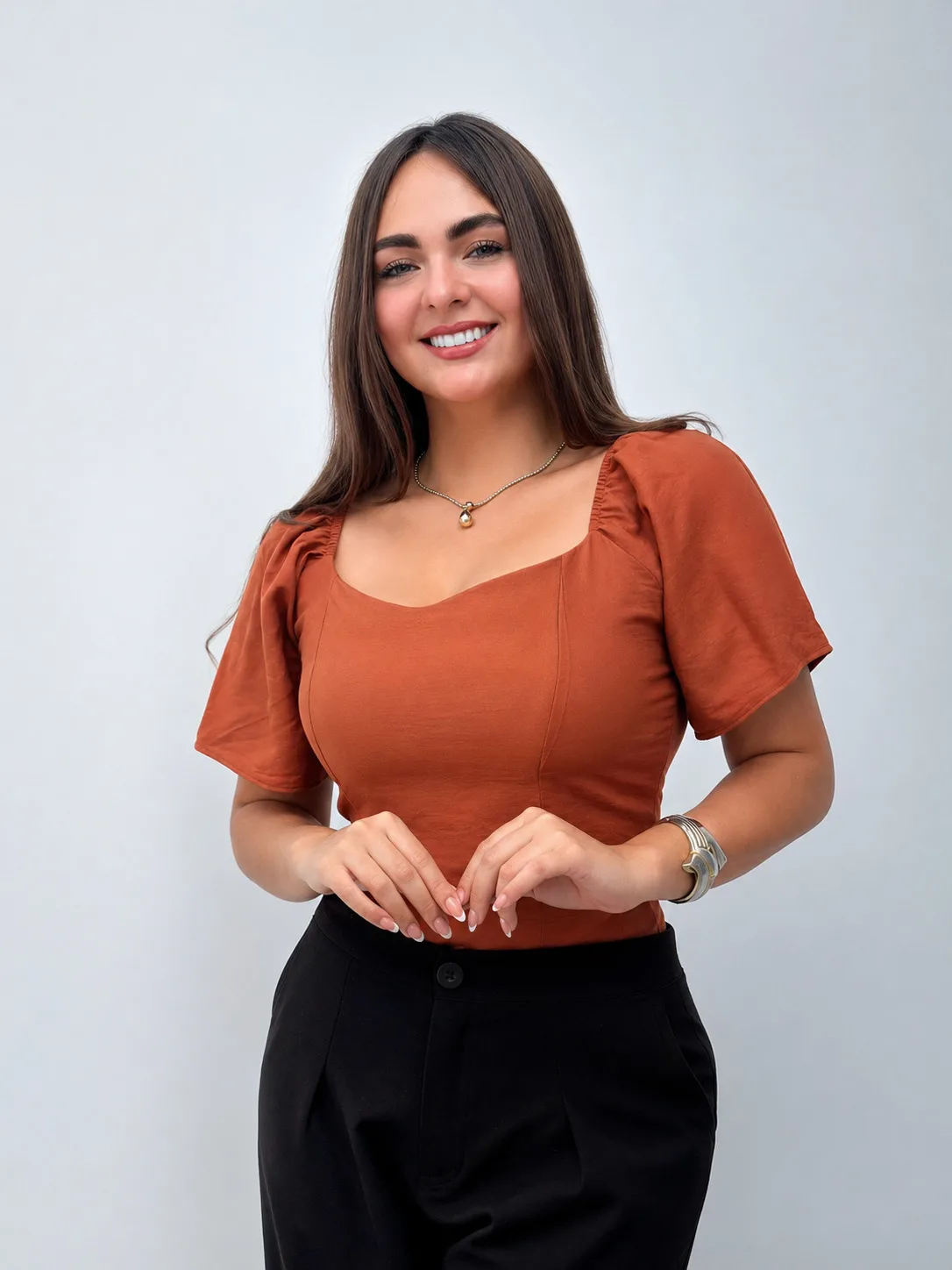 BLUSA LUANA CAMEL