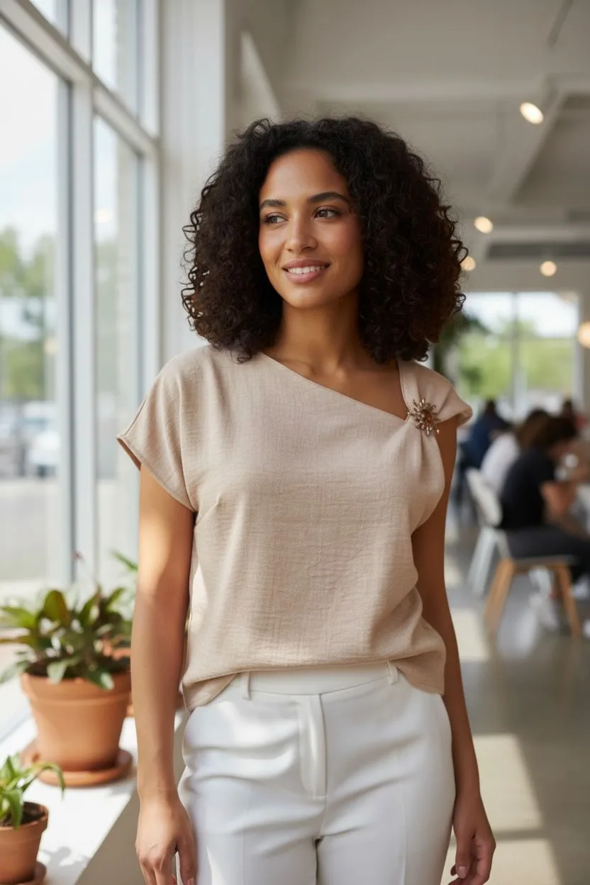 BLUSA TINA BEIGE
